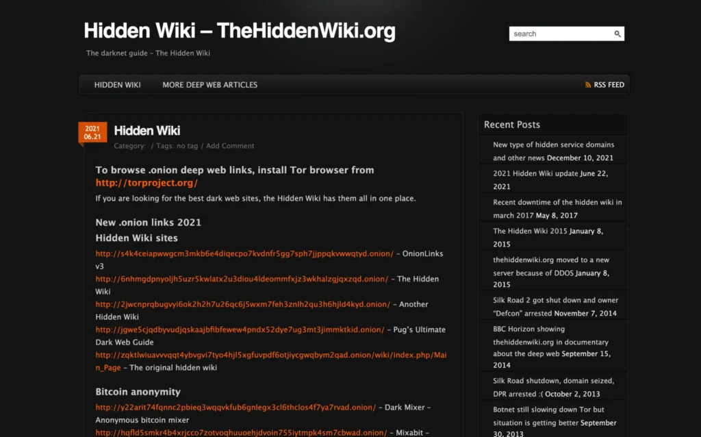 Hidden Wiki