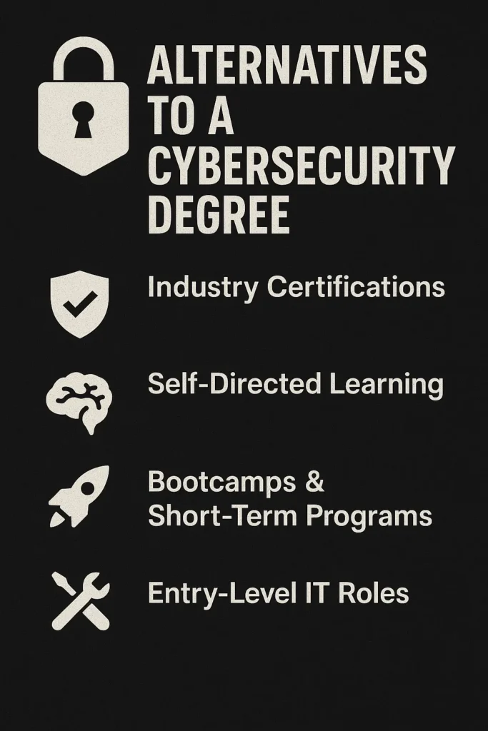 Alternatives to a Cybersecurity Degree