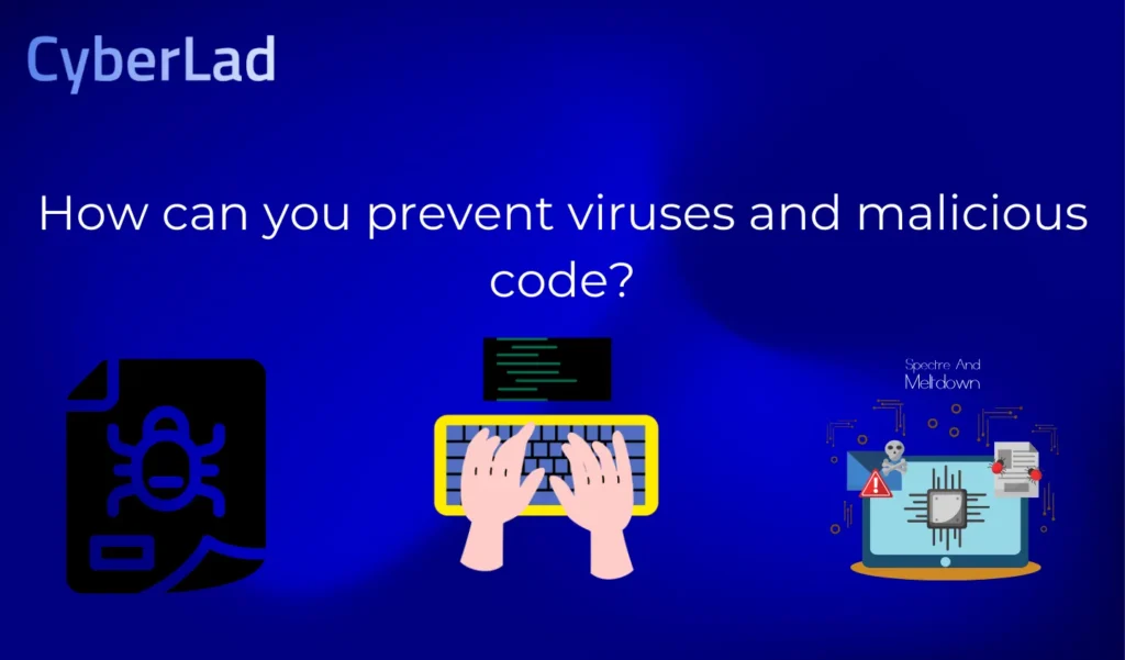 How can you prevent viruses and malicious code?
