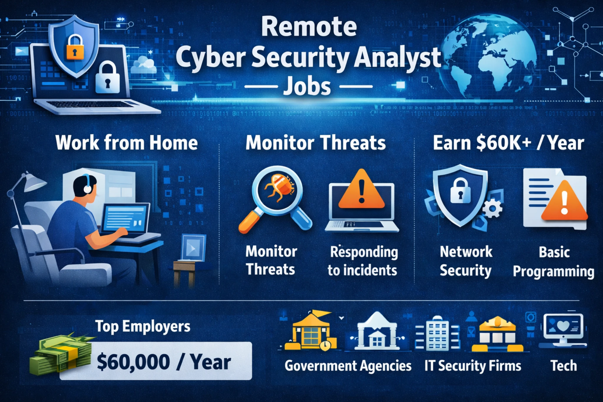 entry level cyber security analyst jobs remote